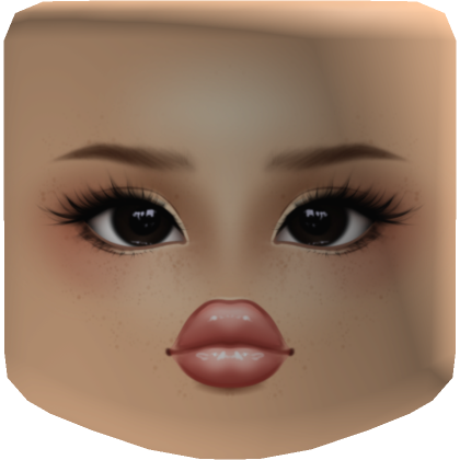 Roblox Item Shy Doll Eyed Makeup Face