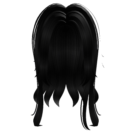 Grunge Wavy Black Hair  Roblox Item - Rolimon's