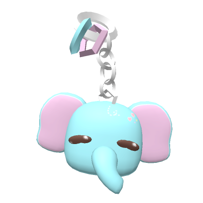 Baby elephant keychain outlet