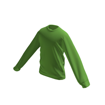 Plain outlet green sweater