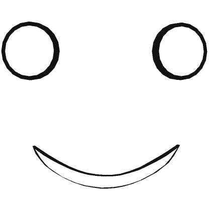 Roblox Face Smiley Avatar, Face transparent background PNG clipart