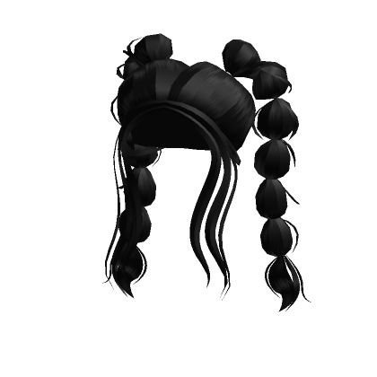 Lovely Girly Braids in Black-Red's Code & Price - RblxTrade