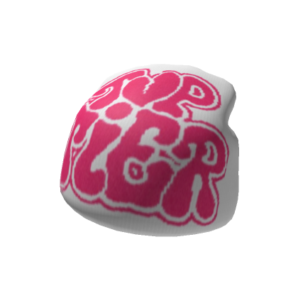 White & Rose Pink Top Teir Beanie 's Code & Price - RblxTrade