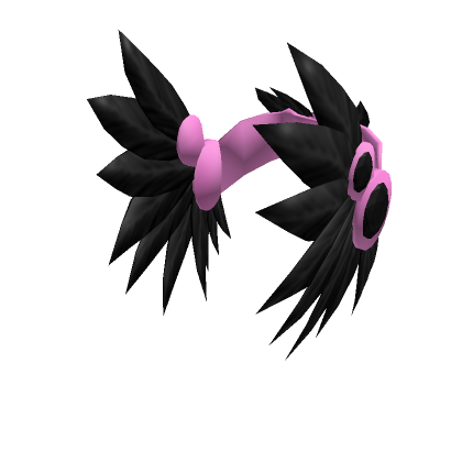 Roblox Item Black & Pink Helm of Love