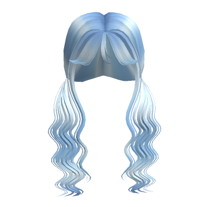 Blue Wavy Girl Hair  Roblox Item - Rolimon's