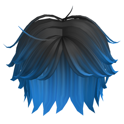 Blue Messy Hair  Roblox Item - Rolimon's