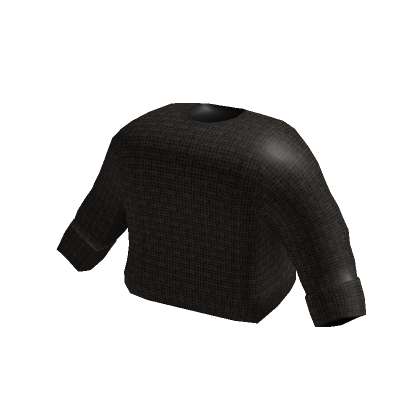 [3.0] Black Knitted Sweater | Roblox Item - Rolimon's