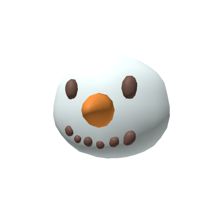 Roblox Item Christmas Snowman Head - Kawaii Anime Costume