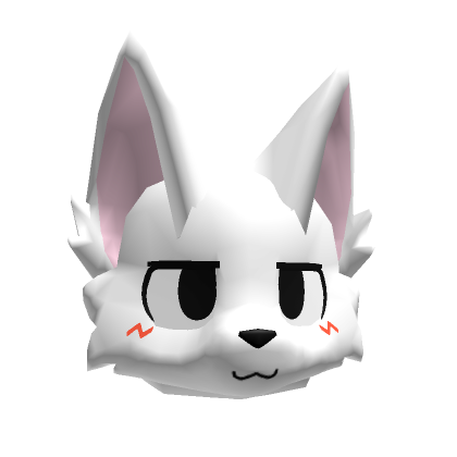 Roblox Item Smug Kemono Cat (Blush)