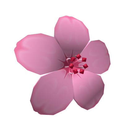 Flor de Pelo Rosa - Roblox