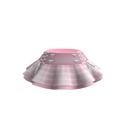 Pink plaid skirt roblox new arrivals