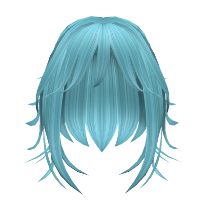 Long Flowy Fairy Hair (Light Blue)'s Code & Price - RblxTrade