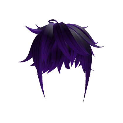 Purple Full Emo Scene Messy Hair | Roblox Item - Rolimon's
