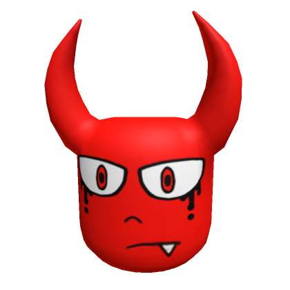 Red Cute Demon Head | Roblox Item - Rolimon's