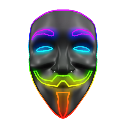 Roblox Item Rainbow Hacker Mask