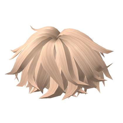 Cute Messy Blonde Anime Hair - Roblox