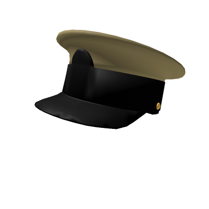 Roblox Item Tan Black Captain Navy Hat Military Navy Army