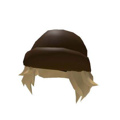 Brown Beanie Blonde Hair | Roblox Item - Rolimon's