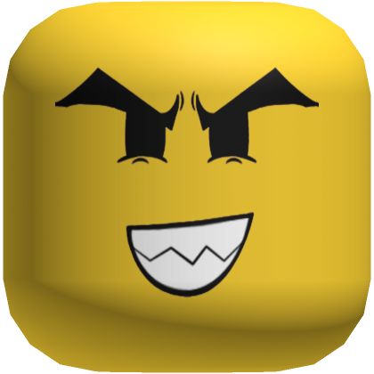 Yellow Angry Noob Head - Roblox