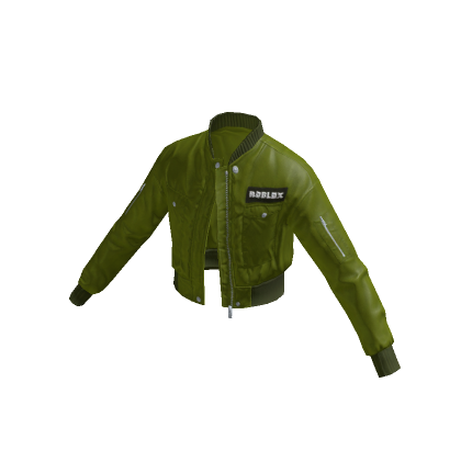Roblox Item Roblox Cropped Bomber - Green