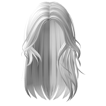 Pretty Girl Hair (White) | Roblox Item - Rolimon's