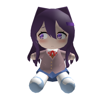 Anime girl with plushie top