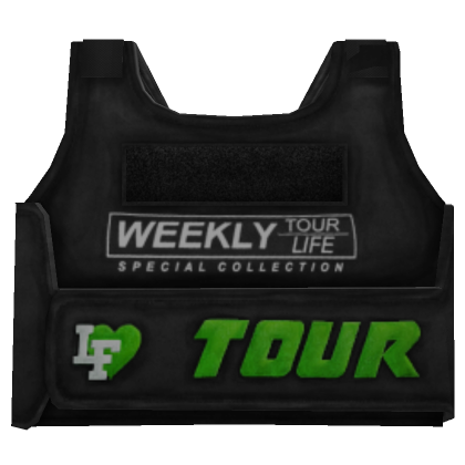 Green LF Tour Life Combat Vest | Roblox Item - Rolimon's
