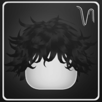 Messy Boy Hair in Black - Roblox