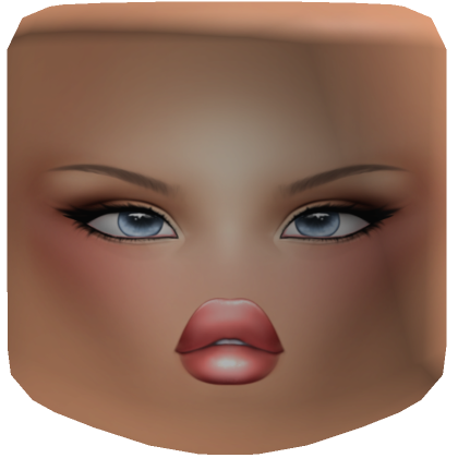 Brown MakeUp Girl Face  Roblox Item - Rolimon's