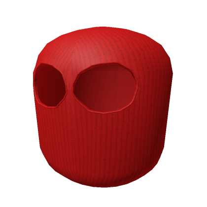 Máscara de esquí roja Balaclava - Roblox