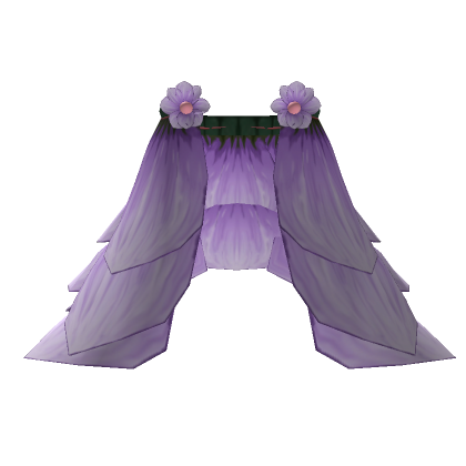 Pink flower skirt roblox top