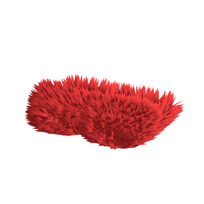 Red Fuzzy Fur Slippers Roblox Item Rolimon s