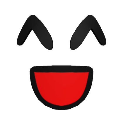 Red Smiley Face. - Roblox