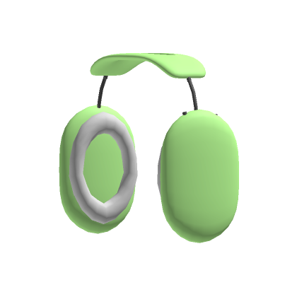 Roblox Item Green Modern Headphones