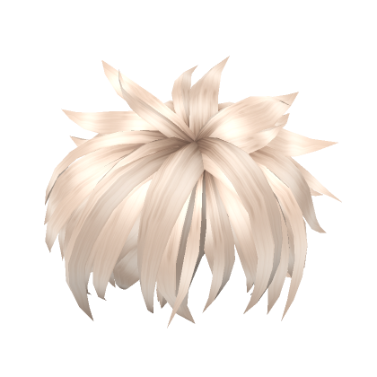 Roblox Item Messy Anime Blonde Hairstyle