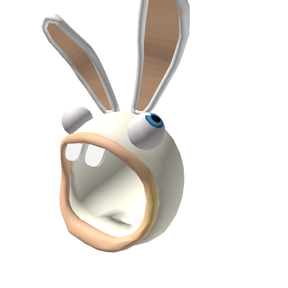 White Grunge Emo Bunny Hat's Code & Price - RblxTrade