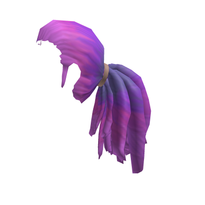 Roblox Item Purple Larger Puffy Ponytail