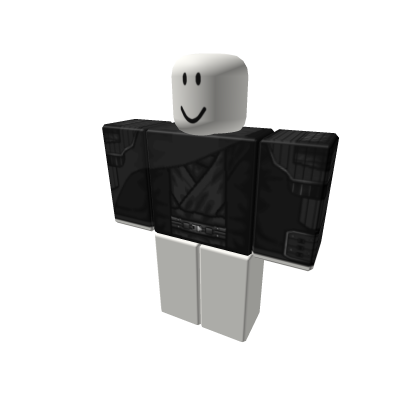 Black Samurai Robes with armored sleeves - Roblox