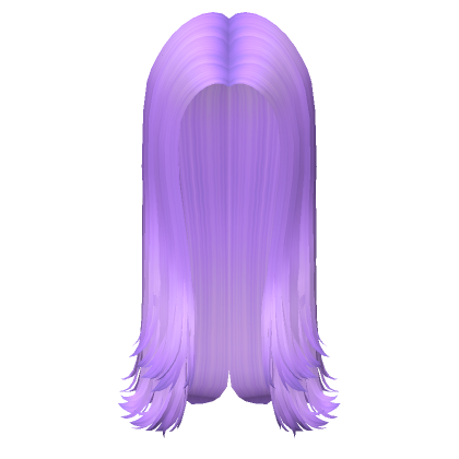 Roblox Item Long Layered Hime in Purple