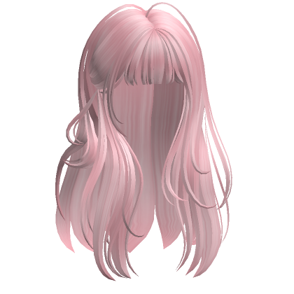 Soft Long Straight Hair(Pink)'s Code & Price - RblxTrade