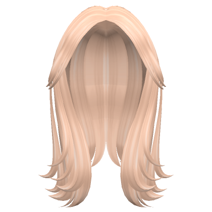 Blonde Blow Out Hair - Roblox