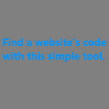 Get Website Code (Alpha)