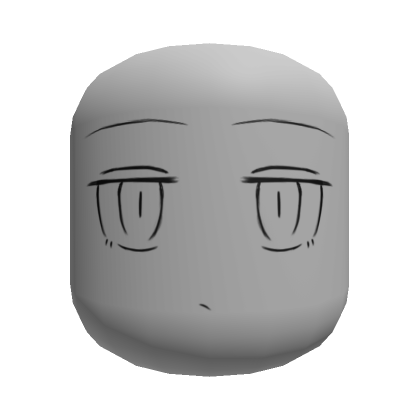 Gray Bored Anime Sketch Face | Roblox Item - Rolimon's