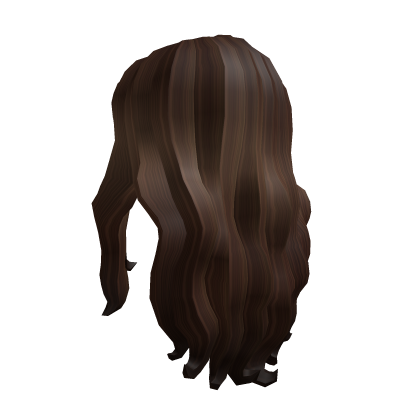 Roblox Item Long Curly Hair (1.0) - Brown