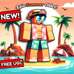 [ FREE UGC!🎩🎁 ] Epic Summer Obby 🌴✨