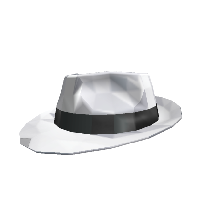 White Sparkle Time Fedora - Roblox