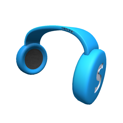 Roblox Item Superior Headphones: Light Blue