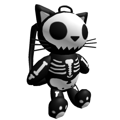 Emo Skelekitty Backpack [3.0] | Roblox Item - Rolimon's