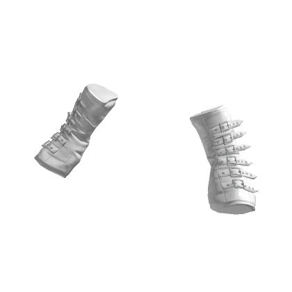Goth Strap Buckle Armwarmers White | Roblox Item - Rolimon's