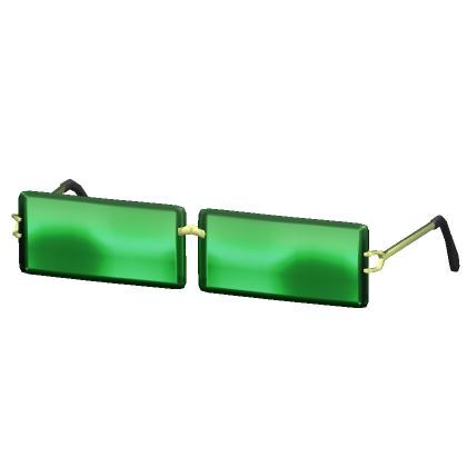 Roblox Item green luxury sunglasses